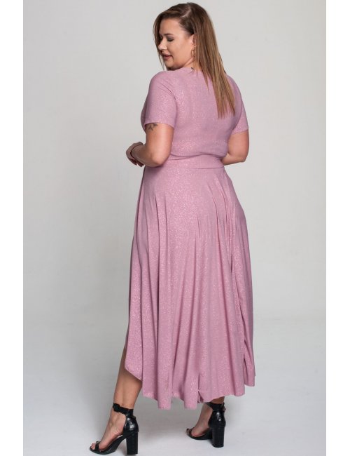 Asymetryczna Sukienka Laprim Zarana Delux Maxi R Owa Plus Size Kolor