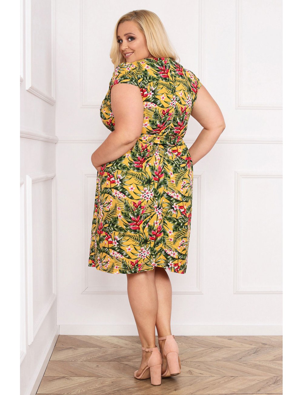 Sukienka Na Lato Plus Size W Modny Wz R Du E Rozmiary Xxl Rozmiar