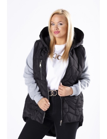 pikowana kurtka damska w rozmiarze plus size